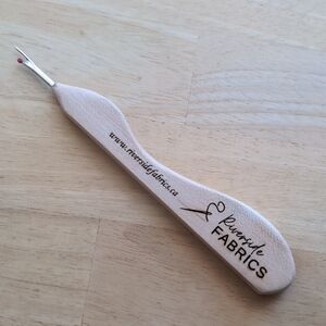 Solid Maple Wood Seam Ripper with Ruler, Handmade in Canada